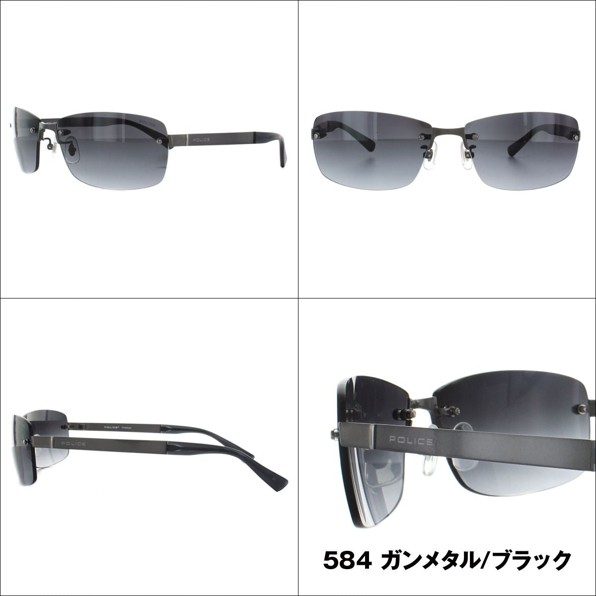 【国内正規品】ポリス サングラス POLICE S8915J 584/K03/568B/583M 63 アジアンフィット メンズ UVカット ラッピング無料