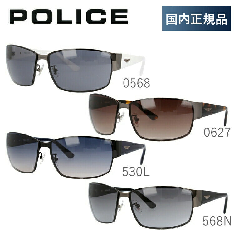 【国内正規品】ポリス サングラス POLICE SPLA65J 全4カラー 65サイズ スクエア ユニセックス メンズ レディース ラッピング無料