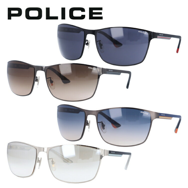 ポリス サングラス ミラーレンズ POLICE SPL640K 全4カラー 61サイズ スクエア ユニセックス メンズ レディース ラッピング無料