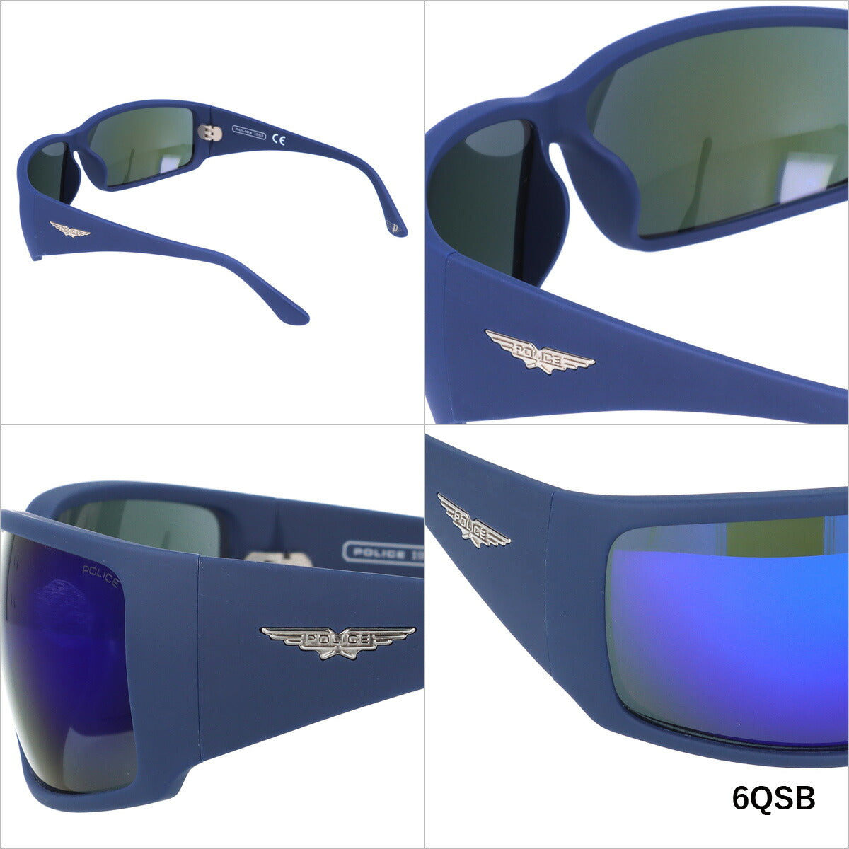 【国内正規品】ポリス サングラス オリジンズ 40 ミラーレンズ レギュラーフィット POLICE ORIGINS 40 SPLB46 全3カラー 68サイズ スクエア ユニセックス メンズ レディース ［ハイカーブレンズ対応/タウン］ ラッピング無料