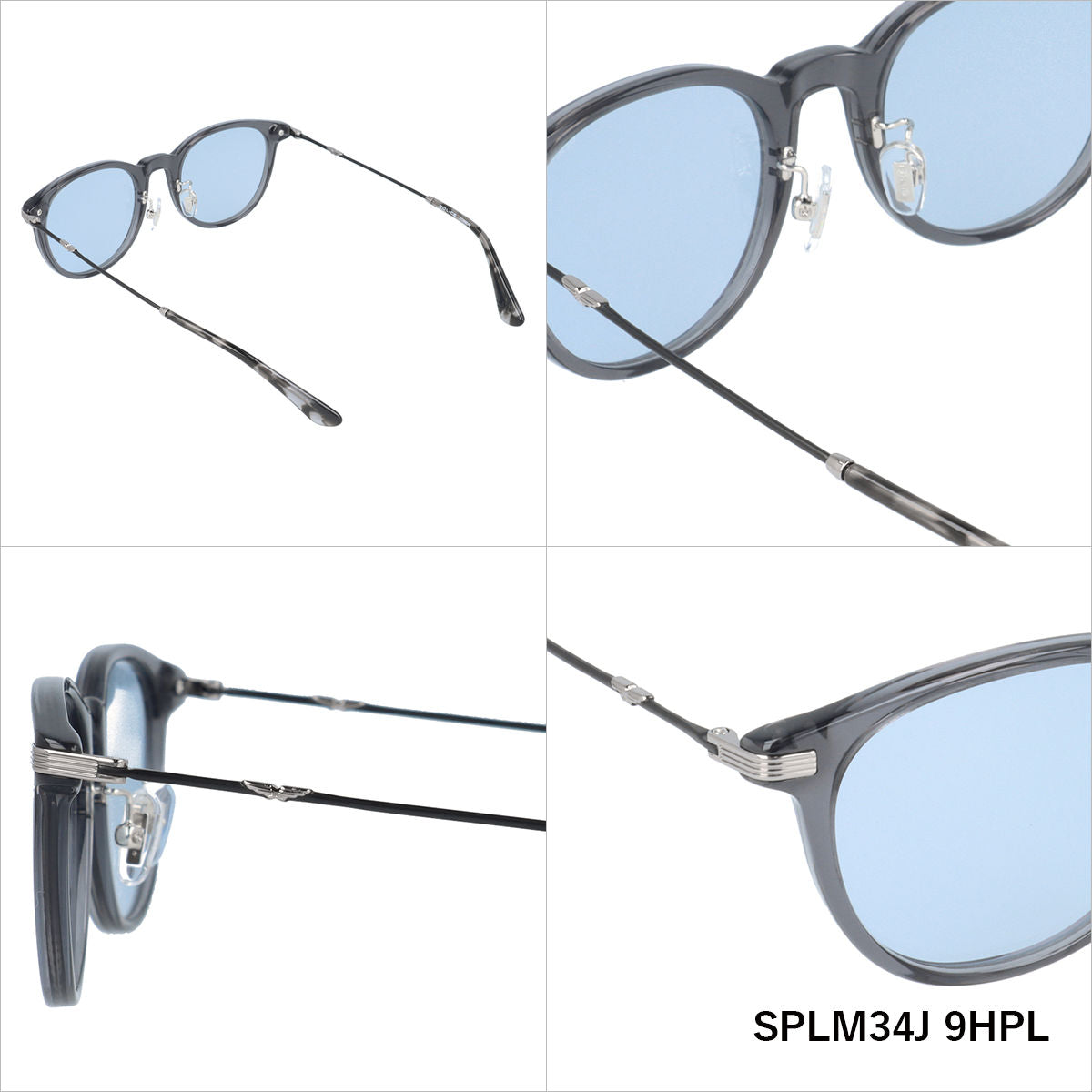 【国内正規品】ポリス サングラス ハイウェイ POLICE HIGHWAY SPLM34J 49サイズ ボストン型 ユニセックス メンズ レディース