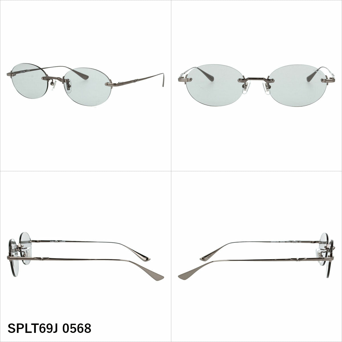 ポリス サングラス アジアンフィット（フルフィット） 調整可能ノーズパッド（クリングス） POLICE SPLT69J 51サイズ 全4カラー オーバル型 ユニセックス メンズ レディース