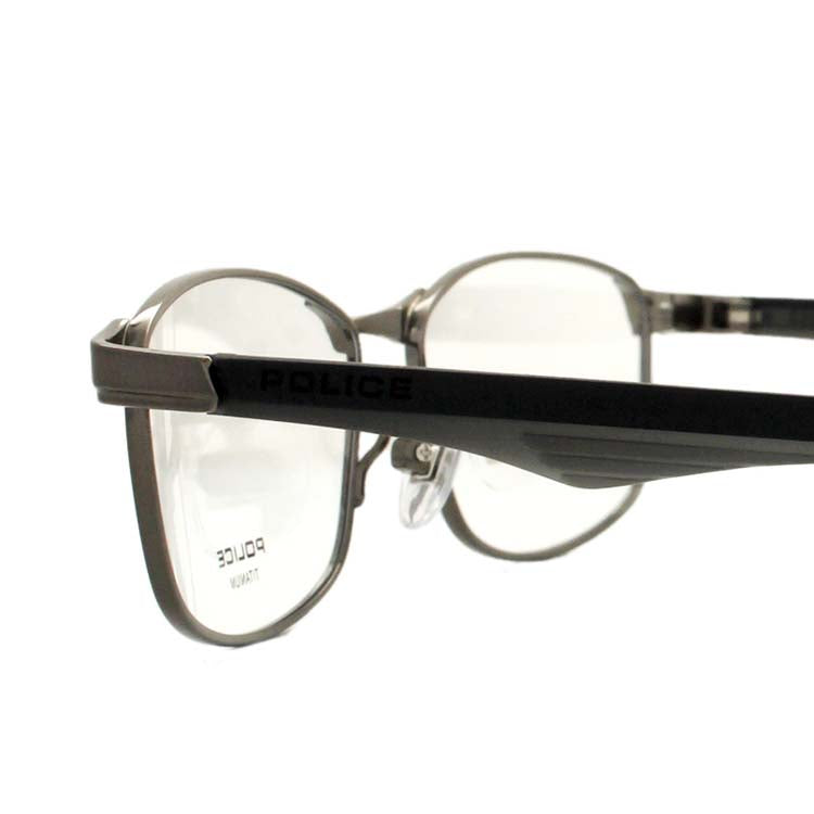 【国内正規品】メガネ 度付き 度なし 伊達メガネ 眼鏡 ポリス ブラックバード POLICE BLACKBIRD VPL752J 全4カラー 54サイズ スクエア型 UVカット 紫外線 ラッピング無料