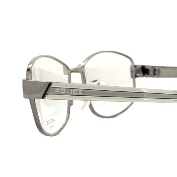 【国内正規品】ポリス POLICE メガネ フレーム 眼鏡 度付き 度なし 伊達 VPL754J 全4カラー 53サイズ スクエア型 UVカット 紫外線 ラッピング無料