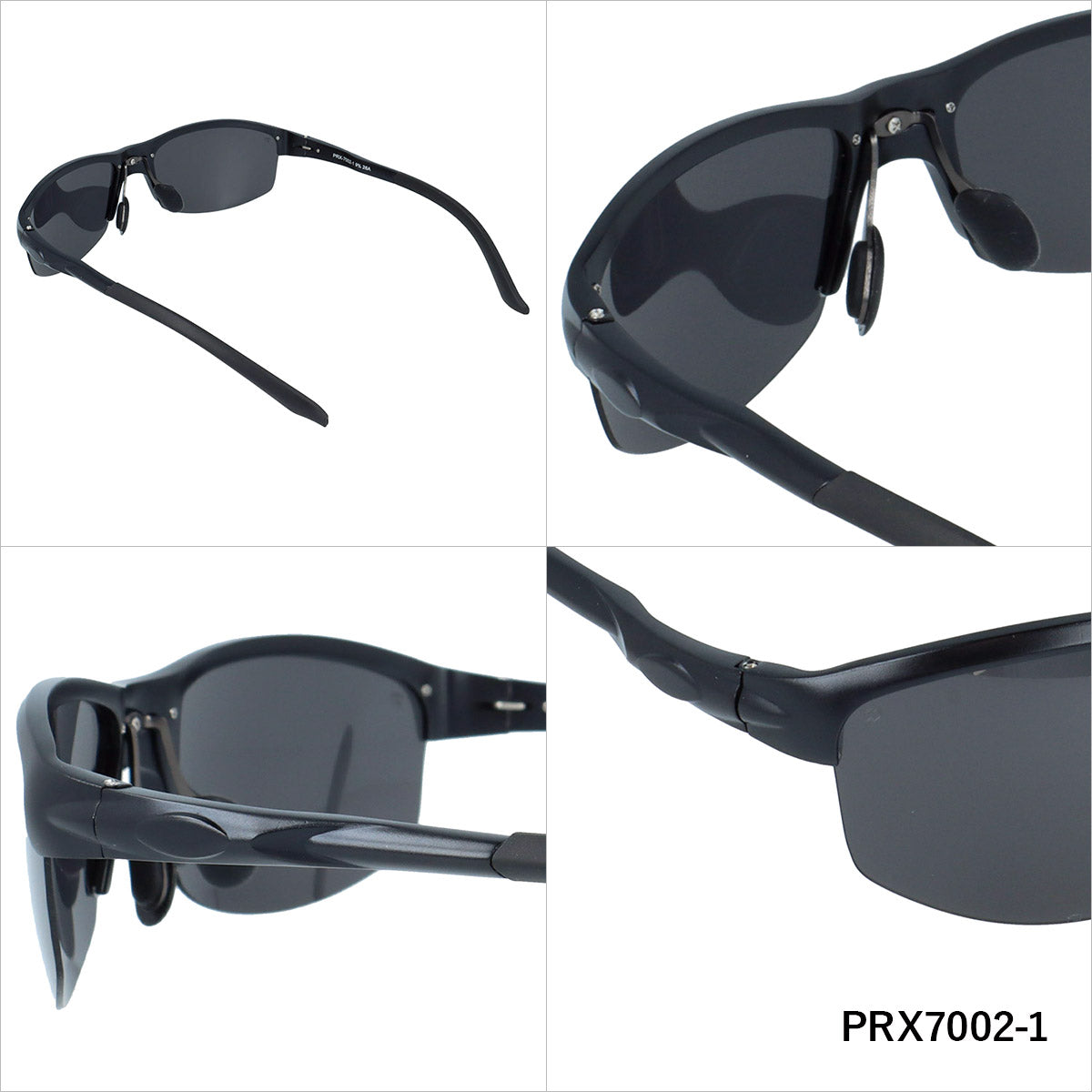 ポラレックス サングラス 偏光サングラス ミラーレンズ POLAREX PRX7002 57サイズ 全2カラー スクエア型 乱反射をカットしクリアな視界へ ユニセックス メンズ レディース | ベヨネッタメガネ Y2K風