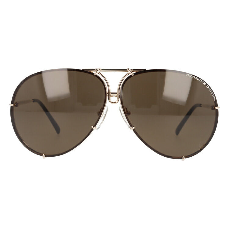 【国内正規品】ポルシェデザイン サングラス PORSCHE DESIGN P8478-A-6910-135-V604-E98 ゴールド/ダークブラウン/ダークグレーミラー ティアドロップ メンズ UVカット ラッピング無料
