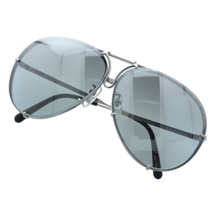 【訳あり・店頭展示品/付属品なし/外箱なし】 ポルシェデザイン サングラス ミラーレンズ PORSCHE DESIGN P8978 B 66サイズ ティアドロップ型 スペアレンズ付き アウトレット品 ユニセックス メンズ レディース