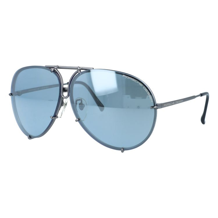 【訳あり・店頭展示品/付属品なし/外箱なし】 ポルシェデザイン サングラス ミラーレンズ PORSCHE DESIGN P8978 C 66サイズ ティアドロップ型 スペアレンズ付き アウトレット品 ユニセックス メンズ レディース