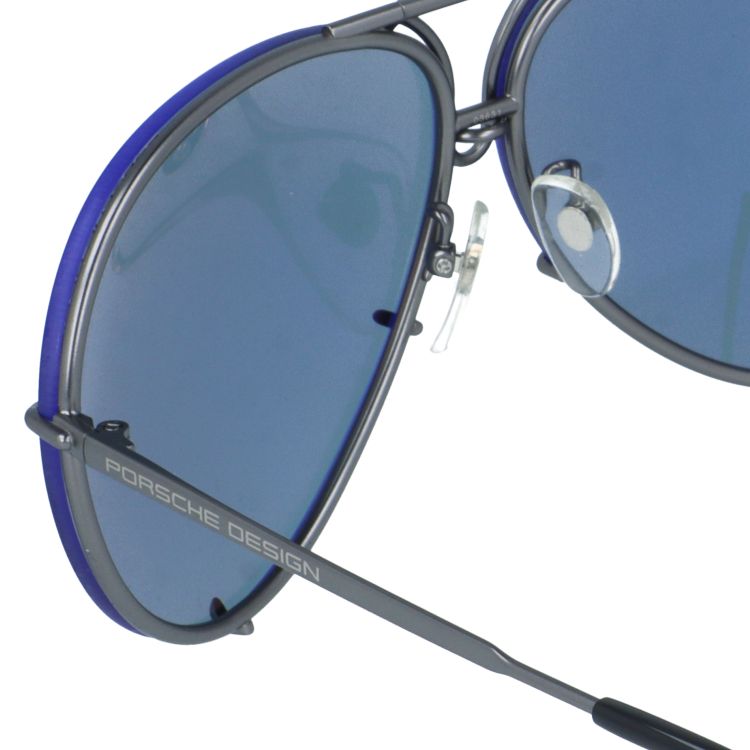 【訳あり・店頭展示品/付属品なし/外箱なし】 ポルシェデザイン サングラス ミラーレンズ PORSCHE DESIGN P8978 C 66サイズ ティアドロップ型 スペアレンズ付き アウトレット品 ユニセックス メンズ レディース