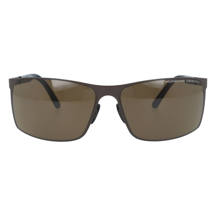 【訳あり・店頭展示品/付属品なし/外箱なし】 ポルシェデザイン サングラス ミラーレンズ PORSCHE DESIGN P8566 D 64サイズ スクエア型 アウトレット品 ユニセックス メンズ レディース