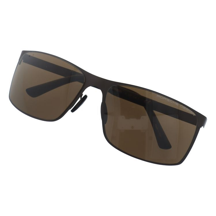 【訳あり・店頭展示品/付属品なし/外箱なし】 ポルシェデザイン サングラス ミラーレンズ PORSCHE DESIGN P8566 D 64サイズ スクエア型 アウトレット品 ユニセックス メンズ レディース