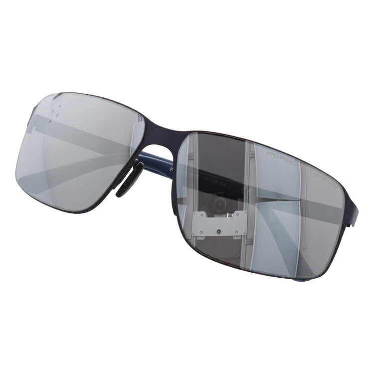 【国内正規品】ポルシェデザイン サングラス ミラーレンズ PORSCHE DESIGN P8565-F 63サイズ スクエア メンズ UVカット ラッピング無料
