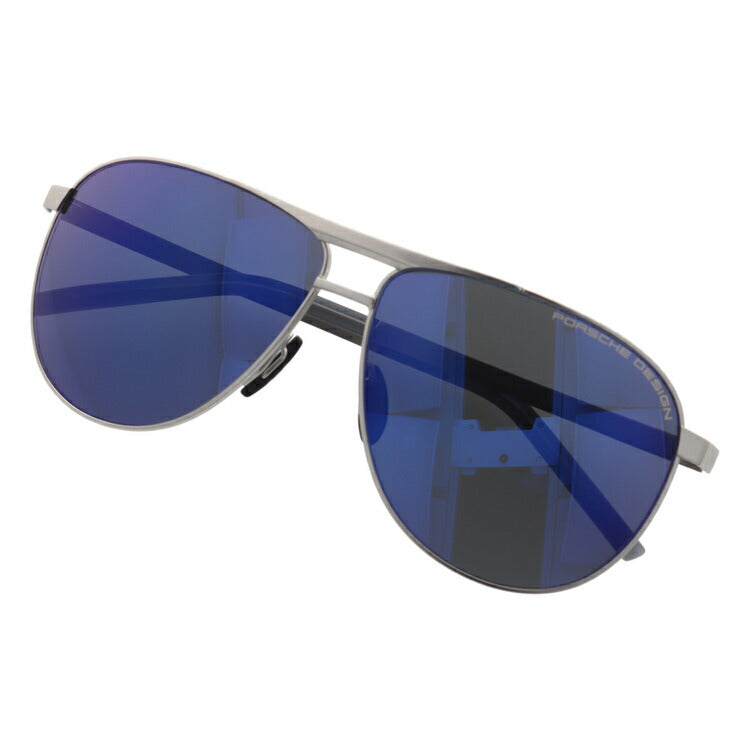 【国内正規品】ポルシェデザイン サングラス ミラーレンズ PORSCHE DESIGN P8642-D 62サイズ ティアドロップ（ダブルブリッジ） メンズ UVカット ラッピング無料