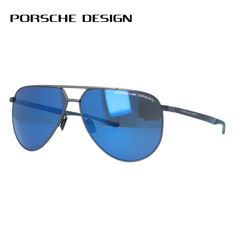 【国内正規品】ポルシェデザイン サングラス ミラーレンズ PORSCHE DESIGN P8962 C 64サイズ ティアドロップ型 ユニセックス メンズ レディース イタリア製