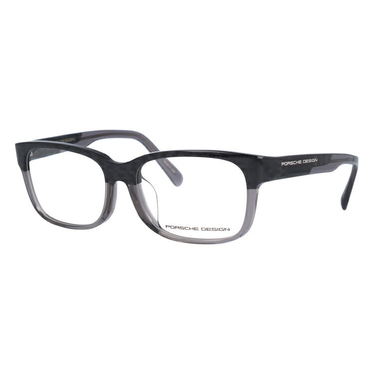 【国内正規品】メガネ 度付き 度なし 伊達メガネ 眼鏡 PORSCHE DESIGN ポルシェデザイン P8707-A-5416-140-0000-E92 54 ユニセックス メンズ レディース ウェリントン型 UVカット 紫外線 ラッピング無料