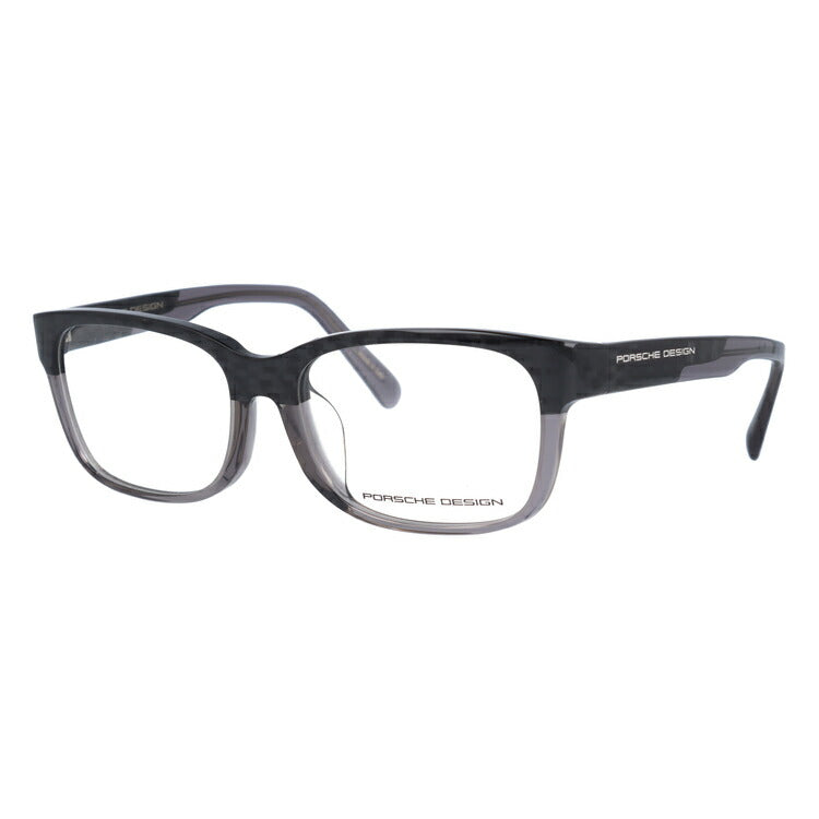 【国内正規品】メガネ 度付き 度なし 伊達メガネ 眼鏡 PORSCHE DESIGN ポルシェデザイン P8707-A-5416-140-0000-E92 54 ユニセックス メンズ レディース ウェリントン型 UVカット 紫外線 ラッピング無料
