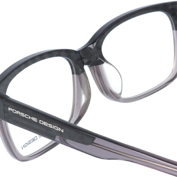 【国内正規品】メガネ 度付き 度なし 伊達メガネ 眼鏡 PORSCHE DESIGN ポルシェデザイン P8707-A-5416-140-0000-E92 54 ユニセックス メンズ レディース ウェリントン型 UVカット 紫外線 ラッピング無料
