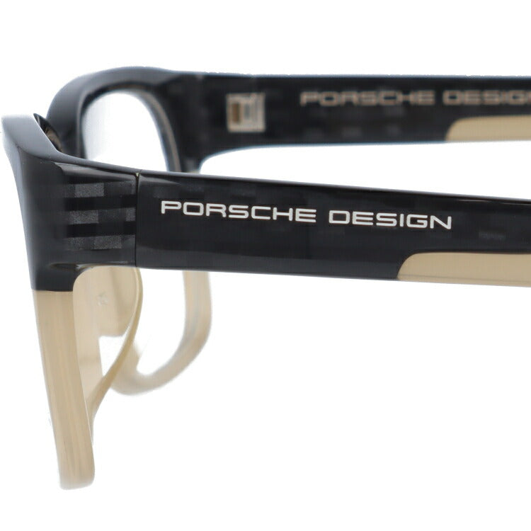 【国内正規品】メガネ 度付き 度なし 伊達メガネ 眼鏡 PORSCHE DESIGN ポルシェデザイン P8707-B-5416-140-0000-E92 54 ユニセックス メンズ レディース ウェリントン型 UVカット 紫外線 ラッピング無料