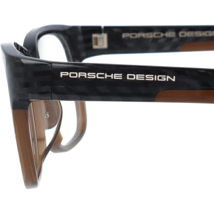 【国内正規品】メガネ 度付き 度なし 伊達メガネ 眼鏡 PORSCHE DESIGN ポルシェデザイン P8707-C-5416-140-0000-E92 54 ユニセックス メンズ レディース ウェリントン型 UVカット 紫外線 ラッピング無料