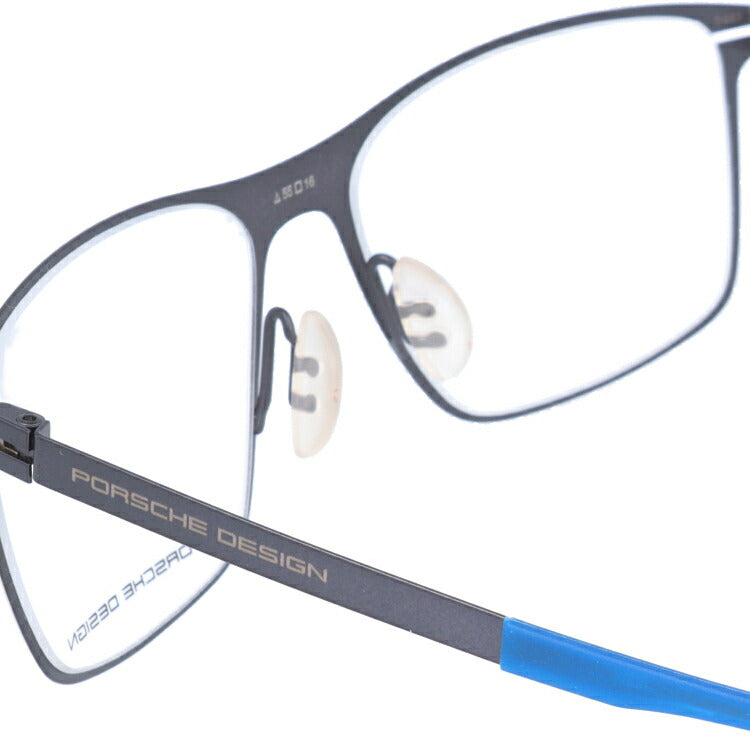 【国内正規品】ポルシェデザイン PORSCHE DESIGN メガネ フレーム 眼鏡 度付き 度なし 伊達 P8256-D 55サイズ スクエア型 UVカット 紫外線 ラッピング無料