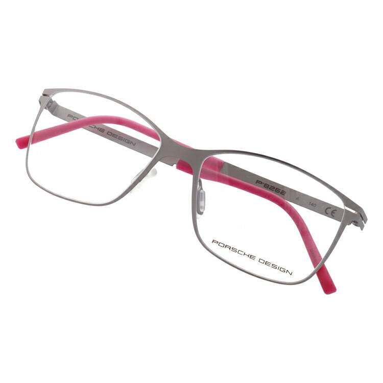 【国内正規品】ポルシェデザイン PORSCHE DESIGN メガネ フレーム 眼鏡 度付き 度なし 伊達 P8262-A 54サイズ スクエア型 UVカット 紫外線 ラッピング無料