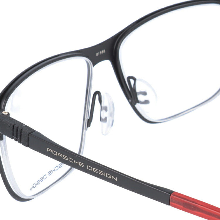 【国内正規品】ポルシェデザイン PORSCHE DESIGN メガネ フレーム 眼鏡 度付き 度なし 伊達 P8276-A 57サイズ スクエア型 UVカット 紫外線 ラッピング無料