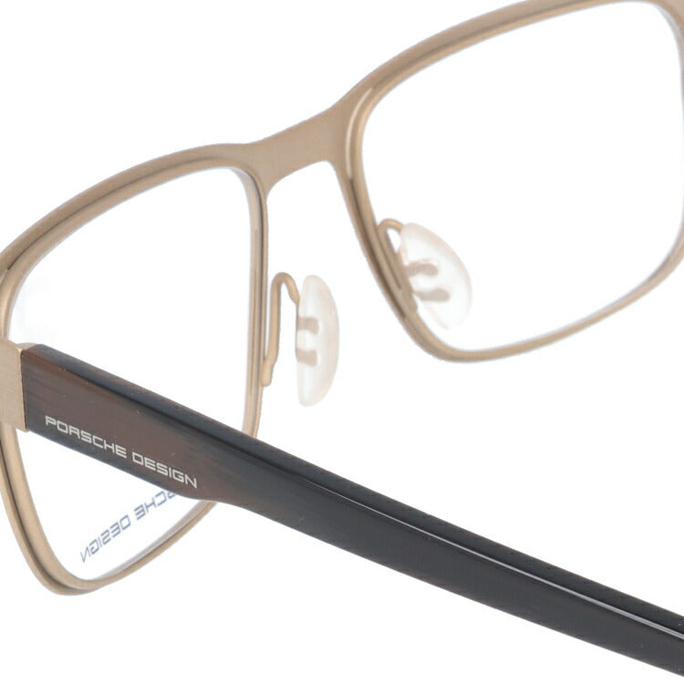 【国内正規品】ポルシェデザイン PORSCHE DESIGN メガネ フレーム 眼鏡 度付き 度なし 伊達 P8291-D 55サイズ スクエア型 UVカット 紫外線 ラッピング無料