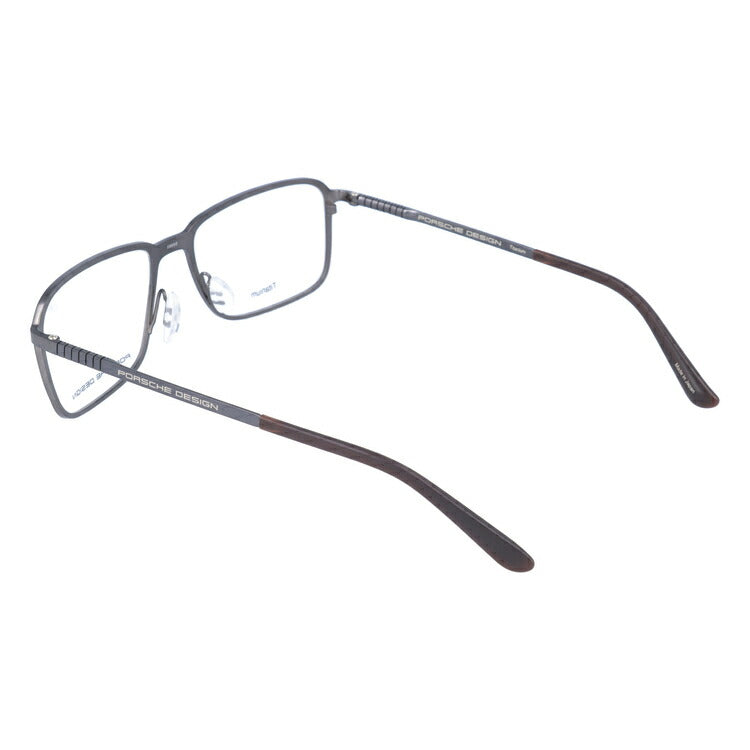 【国内正規品】ポルシェデザイン PORSCHE DESIGN メガネ フレーム 眼鏡 度付き 度なし 伊達 P8293-D 55サイズ スクエア型 UVカット 紫外線 ラッピング無料