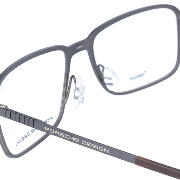 【国内正規品】ポルシェデザイン PORSCHE DESIGN メガネ フレーム 眼鏡 度付き 度なし 伊達 P8293-D 55サイズ スクエア型 UVカット 紫外線 ラッピング無料