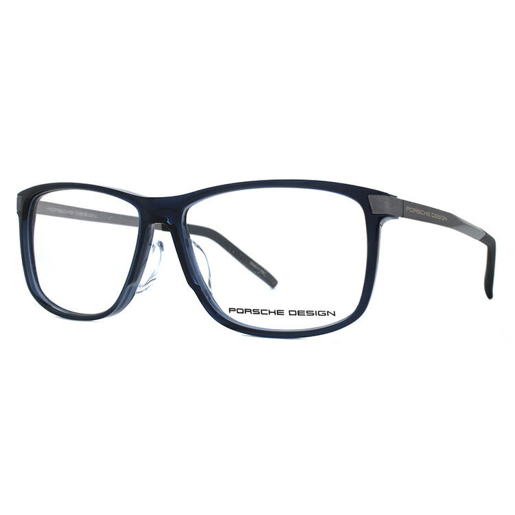 【国内正規品】ポルシェデザイン PORSCHE DESIGN メガネ フレーム 眼鏡 度付き 度なし 伊達 アジアンフィット P8319-C 55サイズ ウェリントン型 メンズ UVカット 紫外線 ラッピング無料