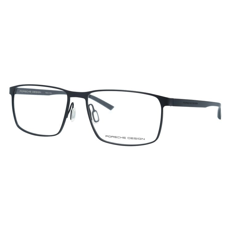 【国内正規品】ポルシェデザイン メガネフレーム 伊達メガネ PORSCHE DESIGN P8375 A 58サイズ スクエア型 ユニセックス メンズ レディース