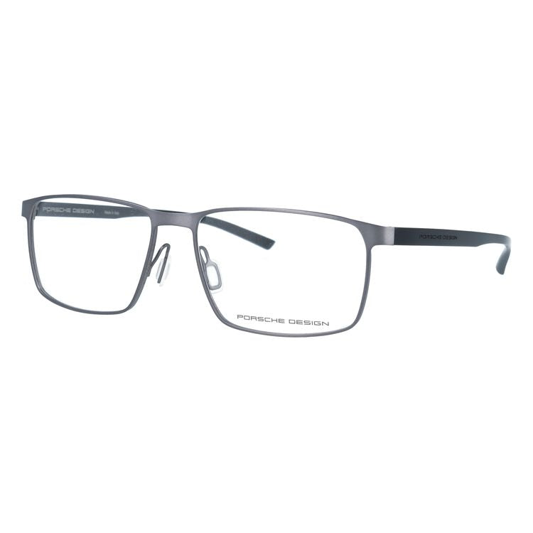 【国内正規品】ポルシェデザイン メガネフレーム 伊達メガネ PORSCHE DESIGN P8375 C 58サイズ スクエア型 ユニセックス メンズ レディース