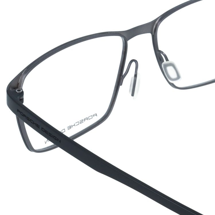 【国内正規品】ポルシェデザイン メガネフレーム 伊達メガネ PORSCHE DESIGN P8375 C 58サイズ スクエア型 ユニセックス メンズ レディース