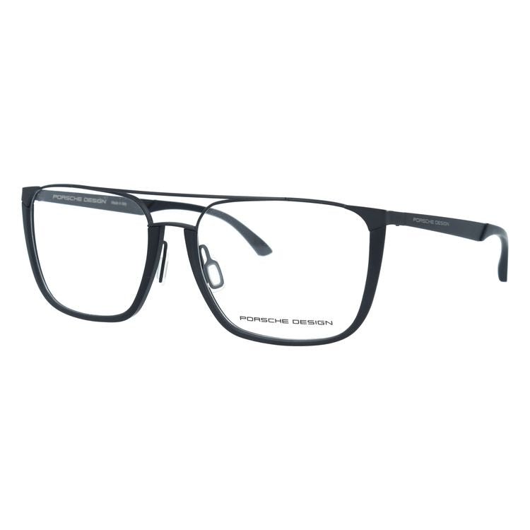 【国内正規品】ポルシェデザイン メガネフレーム 伊達メガネ PORSCHE DESIGN P8388 A 57サイズ ウェリントン型 ダブルブリッジ ユニセックス メンズ レディース