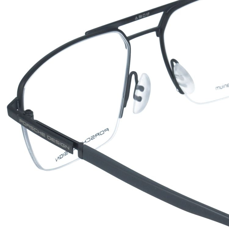 【国内正規品】ポルシェデザイン メガネフレーム 伊達メガネ PORSCHE DESIGN P8398 A 56サイズ スクエア型 ベヨネッタ ユニセックス メンズ レディース