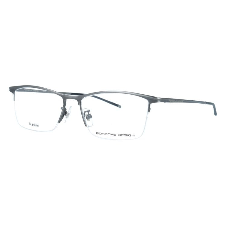 【国内正規品】ポルシェデザイン メガネフレーム 伊達メガネ PORSCHE DESIGN P8743 A 54サイズ スクエア型 ユニセックス メンズ レディース