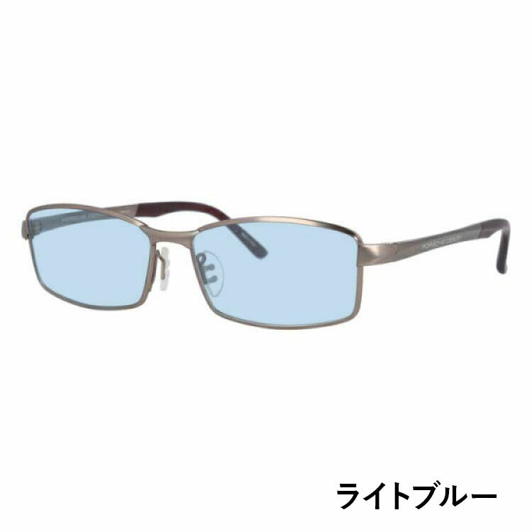 【選べる15色 ライトカラーレンズ】【国内正規品】ポルシェデザイン メガネフレーム 【スクエア型】 おしゃれ老眼鏡 PC眼鏡 スマホめがね 伊達メガネ リーディンググラス 眼精疲労 PORSCHE DESIGN P8720-C 56サイズ ユニセックス メンズ レディース ハイブランド
