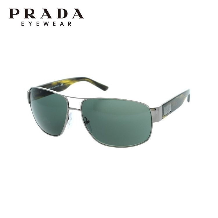 【訳あり】プラダ サングラス メンズ レディース ブランド PRADA PR61LS 5AV3O1 ガンメタル/グリーン prada 紫外線 UV 度付き対応 UVカット プレゼント ギフト【海外正規品】