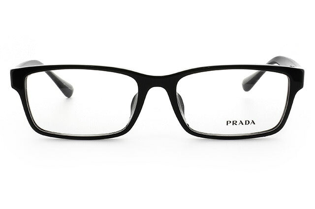 【国内正規品】プラダ メガネ 度付き 度なし 伊達メガネ 眼鏡 PRADA PR01SV 1AB1O1 56 ブラック アジアンフィット レディース メンズ スクエア型 UVカット 紫外線 ラッピング無料