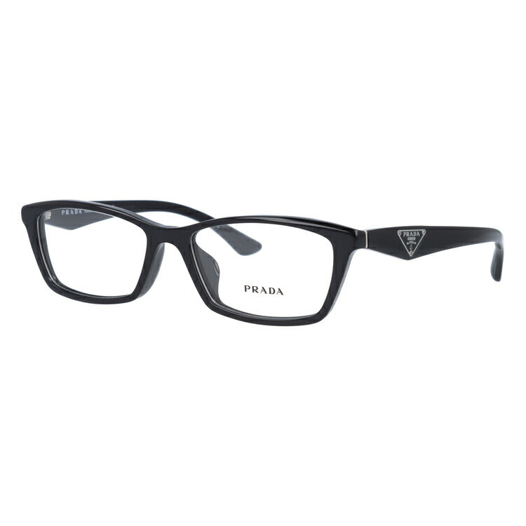 【国内正規品】プラダ メガネ 度付き 度なし 伊達メガネ 眼鏡 PRADA PR20RV 1AB1O1 53 ブラック アジアンフィット レディース メンズ UVカット 紫外線 ラッピング無料