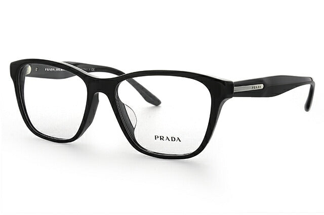 【国内正規品】プラダ メガネ 度付き 度なし 伊達メガネ 眼鏡 PRADA プラダジャーナル PR04TVF 1AB1O1 54 ブラック アジアンフィット レディース ウェリントン型 UVカット 紫外線 ラッピング無料