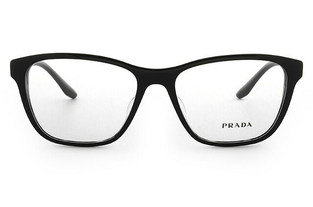【国内正規品】プラダ メガネ 度付き 度なし 伊達メガネ 眼鏡 PRADA プラダジャーナル PR04TVF 1AB1O1 54 ブラック アジアンフィット レディース ウェリントン型 UVカット 紫外線 ラッピング無料