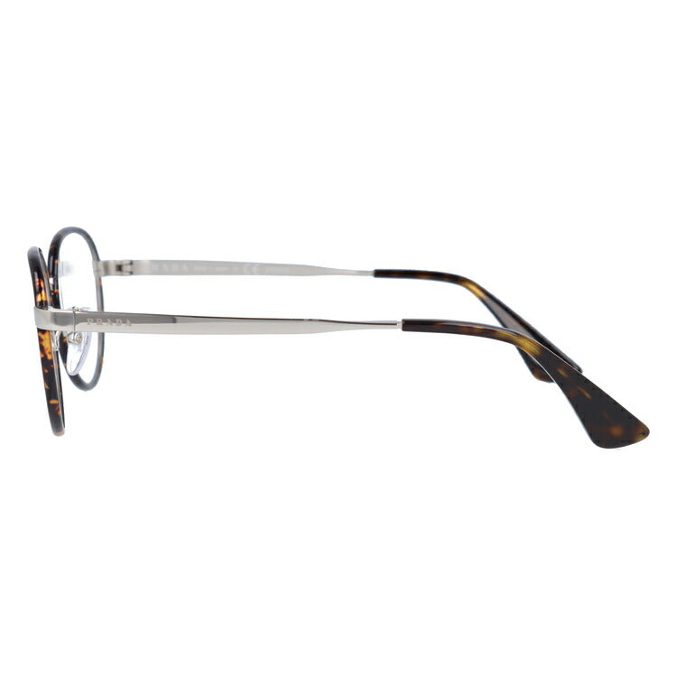 【国内正規品】プラダ メガネ 度付き 度なし 伊達メガネ 眼鏡 PRADA PR57SVD 2AU1O1 52サイズ ラウンド メンズ レディース UVカット 紫外線 ラッピング無料