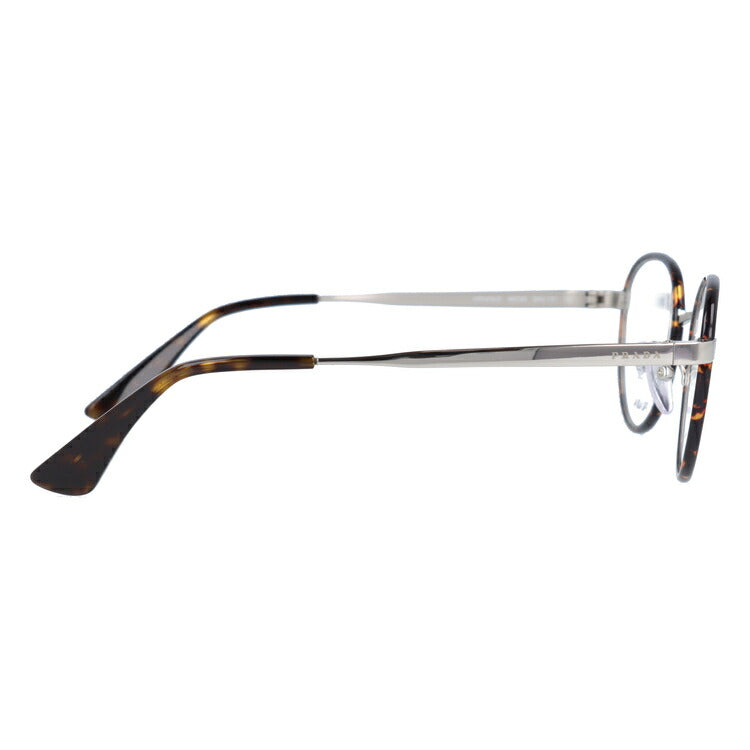 【国内正規品】プラダ メガネ 度付き 度なし 伊達メガネ 眼鏡 PRADA PR57SVD 2AU1O1 52サイズ ラウンド メンズ レディース UVカット 紫外線 ラッピング無料