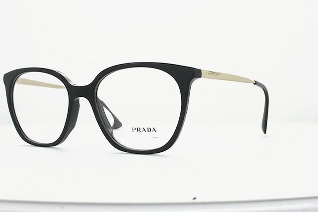 【国内正規品】メガネ 度付き 度なし 伊達メガネ 眼鏡 プラダ アジアンフィット PRADA PR11TVF 1AB1O1 53サイズ ウェリントン型 メンズ レディース UVカット 紫外線 ラッピング無料