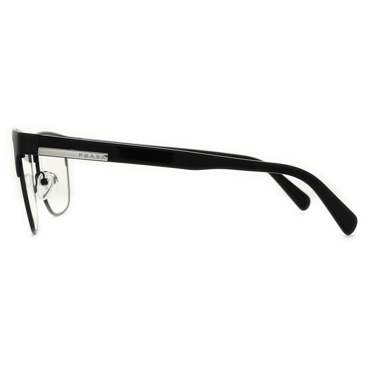 【訳あり】プラダ メガネ 度付き 度なし 伊達メガネ 眼鏡 PRADA PR57UV 1AB1O1 54サイズ ブロー型 メンズ レディース UVカット 紫外線 ラッピング無料 【海外正規品】