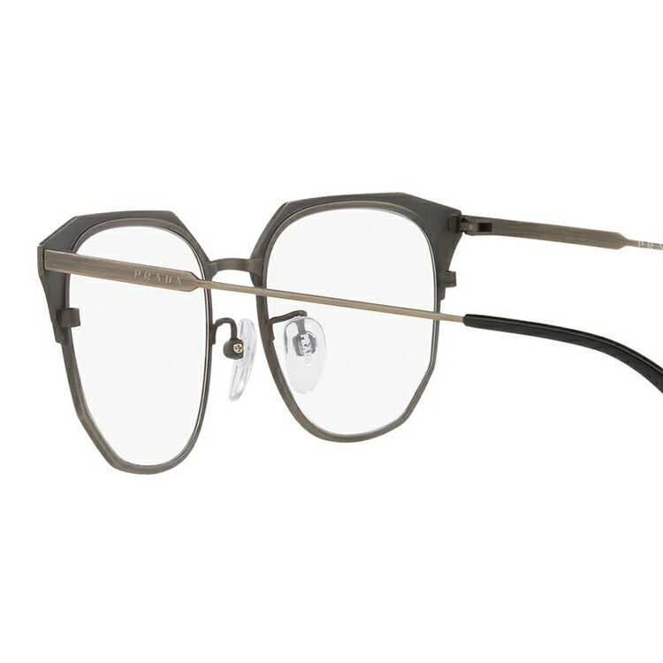 【国内正規品】メガネ 度付き 度なし 伊達メガネ 眼鏡 プラダ アジアンフィット PRADA PR56VVD 1AB1O1 52サイズ ウェリントン型 メンズ レディース UVカット 紫外線 ラッピング無料