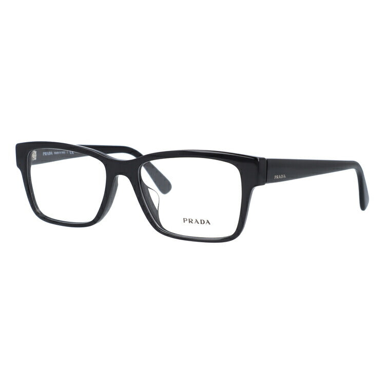 【国内正規品】メガネ 度付き 度なし 伊達メガネ 眼鏡 プラダ アジアンフィット PRADA PR15VVF 1AB1O1 55サイズ スクエア型 メンズ レディース UVカット 紫外線 ラッピング無料