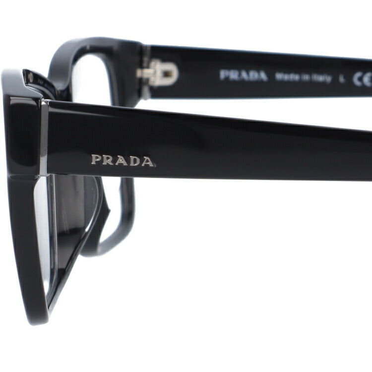 【訳あり・店頭展示品/外箱なし】【国内正規品】プラダ メガネ フレーム 眼鏡 PRADA PR15VVF 1AB1O1 55サイズ アジアンフィット スクエア型 ブランド メンズ レディース アイウェア UVカット ギフト対応 ラッピング無料