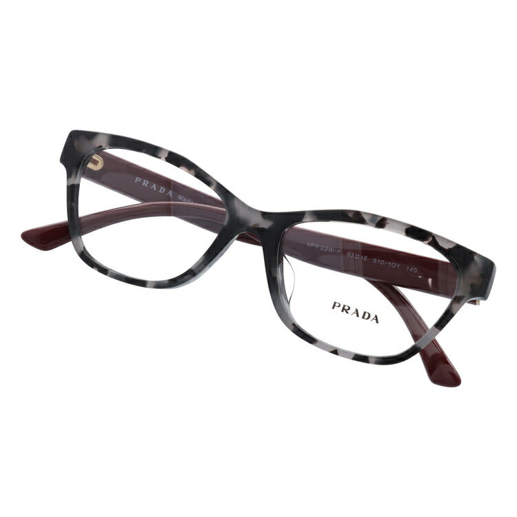【訳あり・店頭展示品/外箱なし】【国内正規品】プラダ メガネ フレーム 眼鏡 PRADA PR03WVF 5101O1 53サイズ アジアンフィット スクエア型 ブランド メンズ レディース アイウェア UVカット ギフト対応 ラッピング無料
